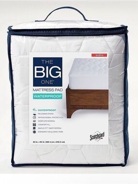 The Big One Waterproof XL Twin Mattress Pad